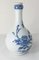 18th Century Edo Japanese Blue and White Arita Bottle Vase 3