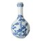 Jarrón botella Arita japonés Edo en azul y blanco, siglo XVIII, Imagen 1