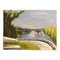 Flusslandschaft, 1990er, Gemälde auf Leinwand 1