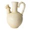 20th Century Chinoiserie Tang Cream Colored Chinese Ewer 1