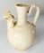 20th Century Chinoiserie Tang Cream Colored Chinese Ewer 2