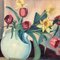 Tulipanes y narcisos, Pintura sobre lienzo, Enmarcado, Imagen 3