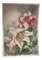 Gigli floreali, anni '50, Acquarello su cartone, Immagine 1
