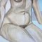 Desnudo femenino, años 70, pintura sobre lienzo, Imagen 4