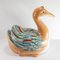 20th Century Chinese Chinoiserie Polychrome Goose Form Tureen Dish 4