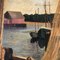 Florence Neil, Seaport, 1950s, Painting on Canvas, Framed 3