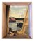 Florence Neil, Seaport, años 50, pintura sobre lienzo, enmarcado, Imagen 1