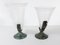 Nahe Bronze & Glas Hirschförmige Füllhorn Vasen, 19. Jh., 2er Set 7