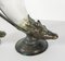 Jarrones Cornucopia con forma de ciervo de vidrio y bronce, siglo XIX. Juego de 2, Imagen 9