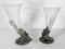 Nahe Bronze & Glas Hirschförmige Füllhorn Vasen, 19. Jh., 2er Set 2