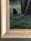 Beach with Seagulls Scene, 1930s, Painting on Canvas, Framed 2