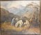 Englischer oder deutscher Künstler, Landschaft mit Mann und seinem Pferd, 1870, Öl auf Leinwand 2