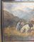Englischer oder deutscher Künstler, Landschaft mit Mann und seinem Pferd, 1870, Öl auf Leinwand 3