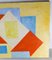 Sara Harris, Geometrische abstrakte Komposition, 20. Jahrhundert, Öl auf Leinwand 3