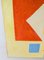 Sara Harris, Geometrische abstrakte Komposition, 20. Jahrhundert, Öl auf Leinwand 7