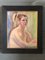 Retrato de mujer desnuda, años 70, pintura sobre lienzo, Imagen 5