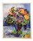 Impressionistisches Blumenstillleben, 1980er, Gemälde auf Leinwand 1