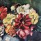 Giacona, Modernistisches Blumenstillleben, 20. Jh., Gemälde auf Leinwand, Gerahmt 4
