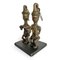Antique Bronze Dual Ogboni Edan Staff Figures, 1890s, Set of 2 4
