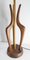 Lámparas de mesa danesas Mid-Century modernas de nogal atribuidas a Adrian Pearsall. Juego de 2, Imagen 5