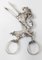 19th Century South German 800 Silver Sugar Tongs with Lion Rampant 3