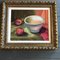 L. Cohen, Still Life with Bowl & Apples, 1980s, Painting on Canvas, Framed 6