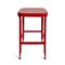 Tabouret Vintage en Fer Rouge 3