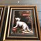Cats Playing, 1930s, Chromolithographs, Framed, Set of 6 5