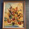 Modernist Still Life Interior with Figure, 1960s, Canvas Painting, Framed 6