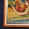 Modernist Still Life Interior with Figure, 1960s, Canvas Painting, Framed 2