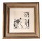 Abstract Female Nude, 1960s, Lithograph, Framed, Image 1