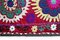 Bestickter Vintage Suzani Läufer Textil 2