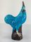 Early 20th Century Chinese Turquoise and Purple Glazed Rooster Figure 2