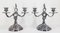 Antique German White Bronze Candleholders, Set of 2, Image 4