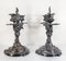Antique German White Bronze Candleholders, Set of 2, Image 5
