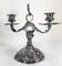 Antique German White Bronze Candleholders, Set of 2, Image 3