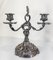 Antique German White Bronze Candleholders, Set of 2 2