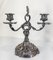 Antique German White Bronze Candleholders, Set of 2, Image 2