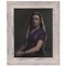Retrato de una dama con velo, siglo XX, pintura sobre lienzo, Imagen 8