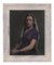 Retrato de una dama con velo, siglo XX, pintura sobre lienzo, Imagen 1