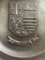 Vintage Belgian Pewter Wall Plate from Liege, Image 6