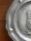 Vintage Belgian Pewter Wall Plate from Liege 2