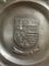 Vintage Belgian Pewter Wall Plate from Liege, Image 3