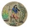 Targa in ceramica policroma mediorientale persiana dell'inizio del XX secolo, Immagine 1