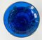 Modern Blue Art Glass Vase, 1984 4