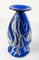 Modern Blue Art Glass Vase, 1984 7