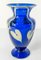 Modern Blue Art Glass Vase, 1984, Image 2