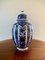 Italian Blue and White Porcelain Ginger Jar by Ardalt Blue Delfia 8