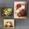 Still Lifes with Roses, 1950s, Paintings on Canvas, Set of 3, Image 6