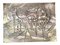 Peter Duncan, Abstrakte Komposition, Encaustic Painting on Paper 1